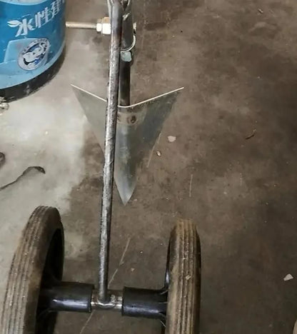 Garden Tool Supporter with Double Wheels