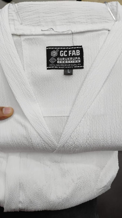 Men's Caudrauy Co-Ord Set White