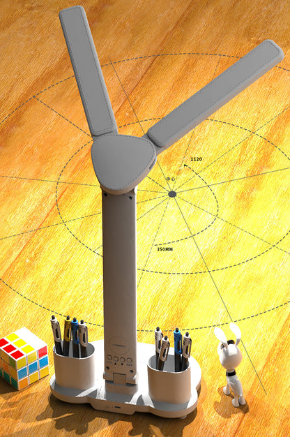 Multipurpose Rechargeable LED Table Lamp with Calendar & Pen Holder